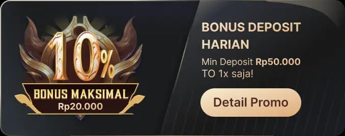 2# BONUS DEPOSIT HARIAN – TO 1X!